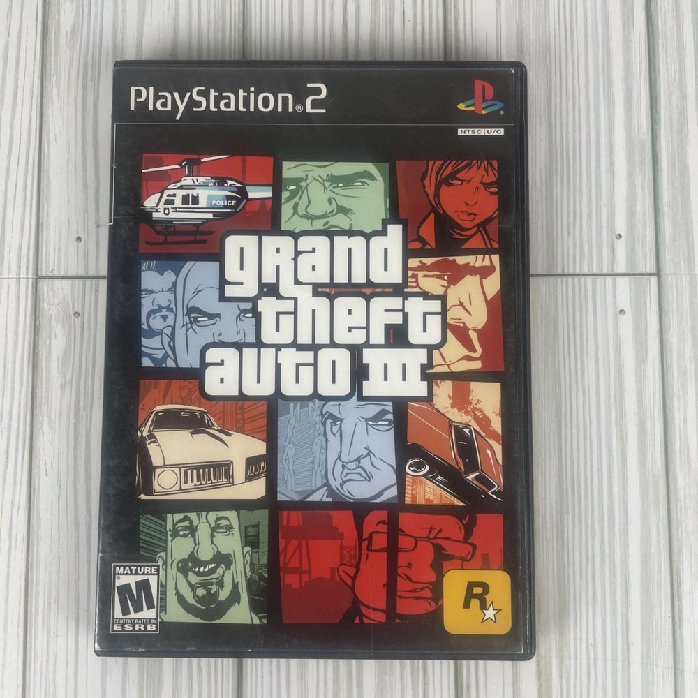 Grand Theft Auto III GTA 3 PS2 CIB Sony PlayStation‎ 2